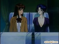 Old school anime shemale on female action